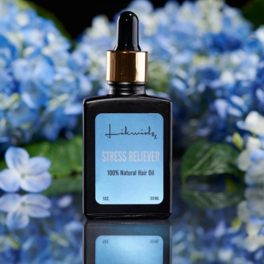New Likwid Stress Reliever 100% Natural Hair Oil